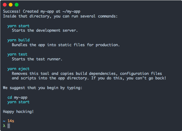 React CLI Cheetsheet