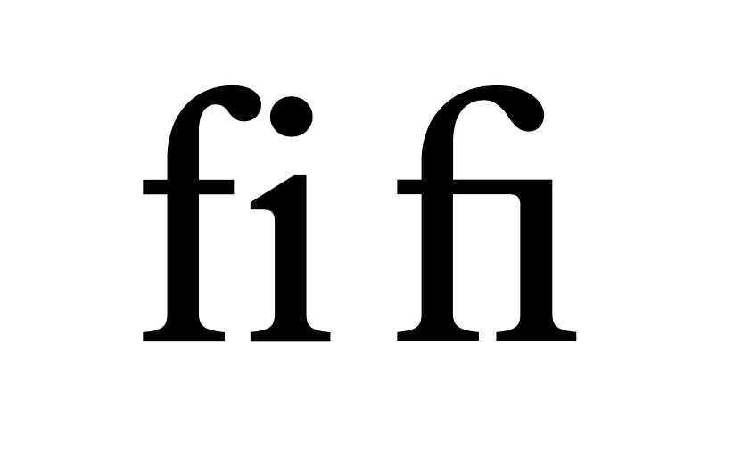 Ligature Icon Font