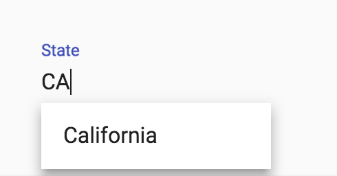Angular material auto-complete displayWith @Input