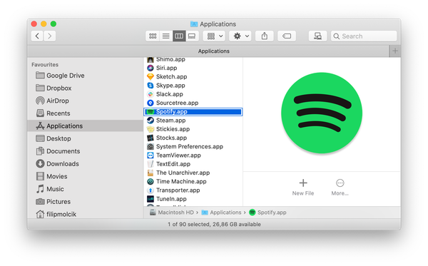 Spotify opens on login mac — How to disable