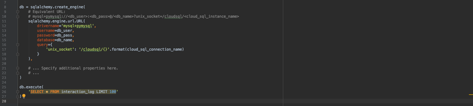 Can't connect to MySQL server on 'localhost' (Google SQL)