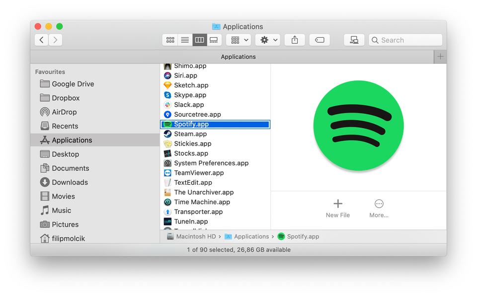 Spotify opens on login mac — How to disable