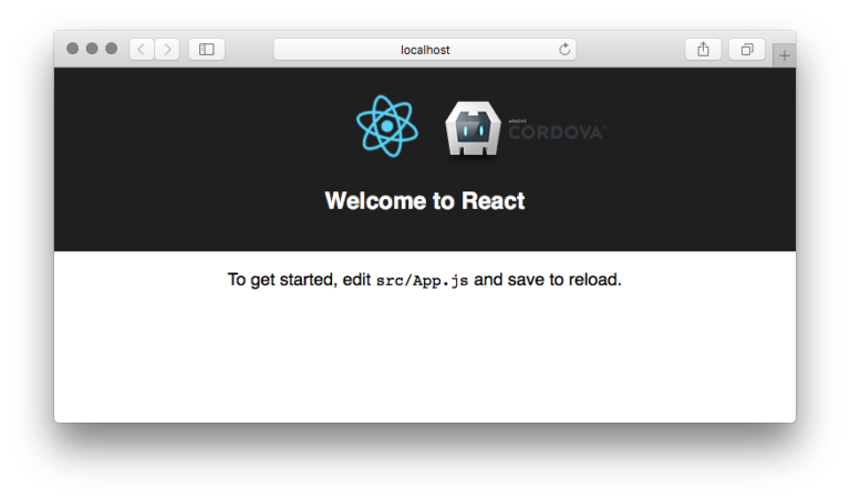 cordova-create-react-app-without-ejecting-react